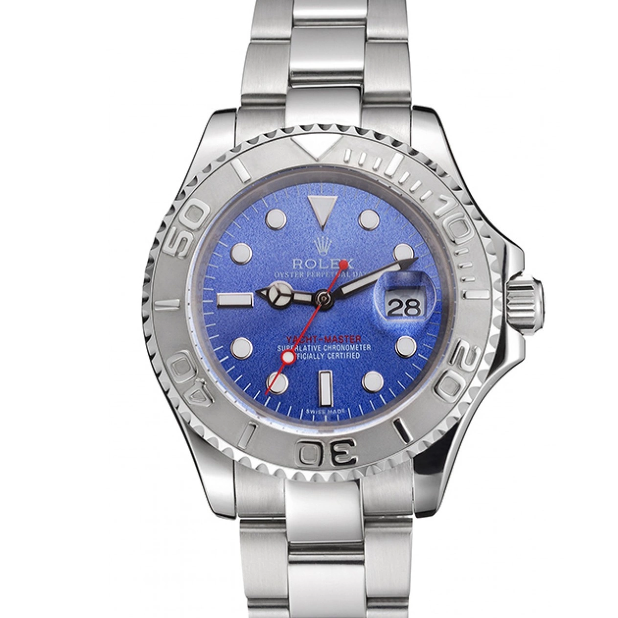 MiroTime 0808 Swiss Rolex Yacht-Master Blue Dial Stainless Steel Case And Bracelet